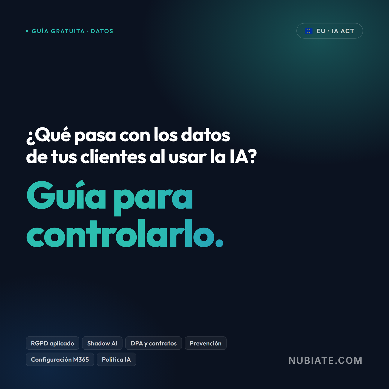 Guía gratuita: protege los datos de tus clientes al usar IA